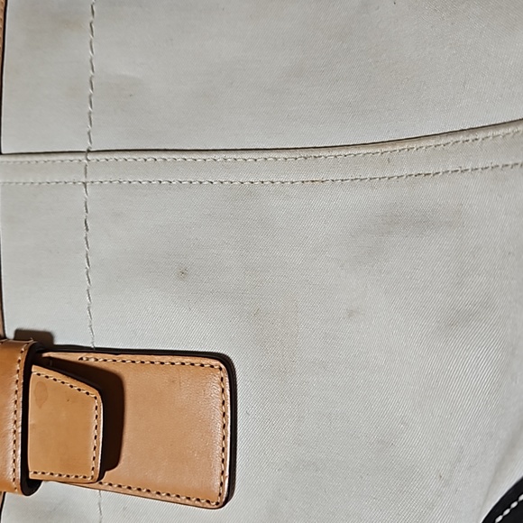 Coach canvas and leather bag - Picture 3 of 9